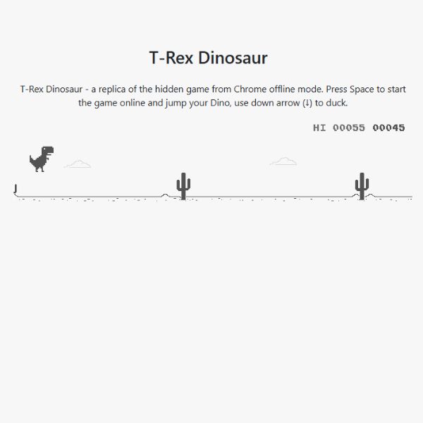 dinosaur game online